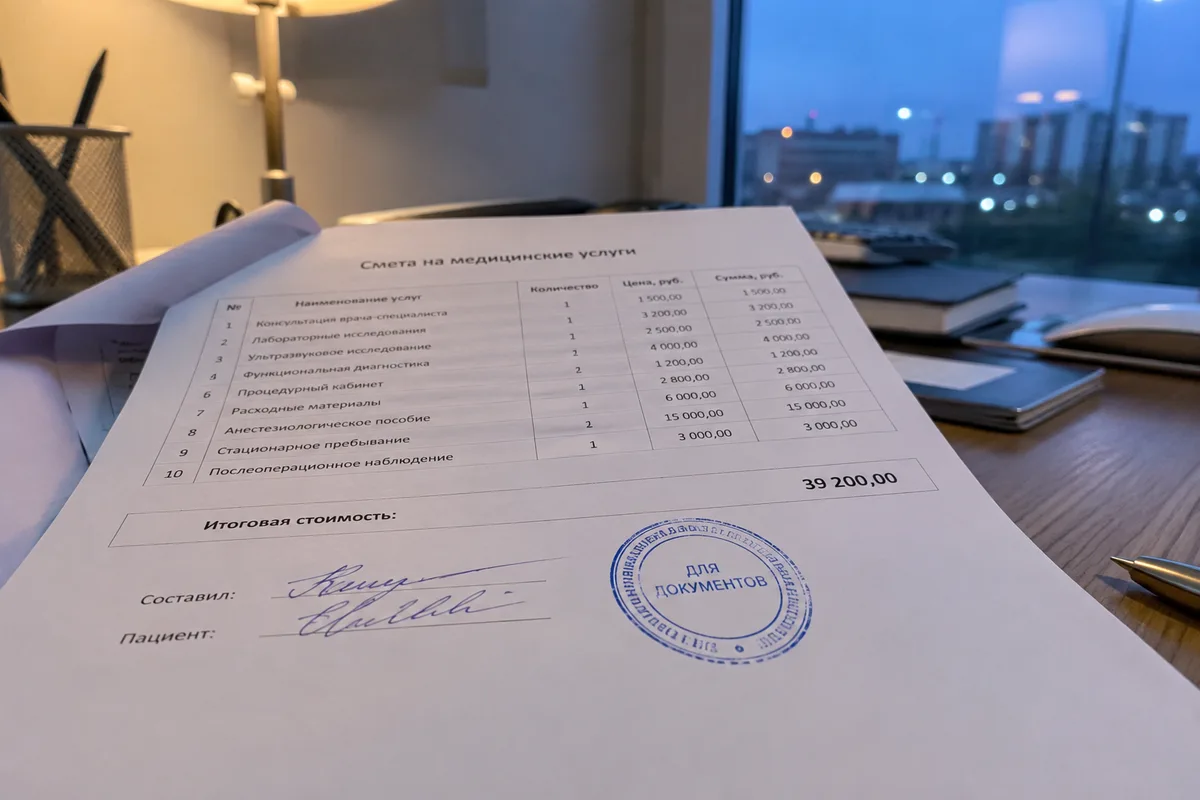 Фиксация цены медицинских услуг после диагностики: оформление гарантии стоимости